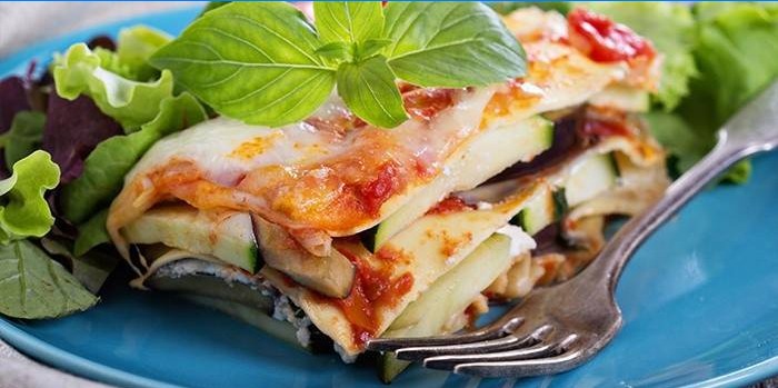 Dieta zeleninová lasagne