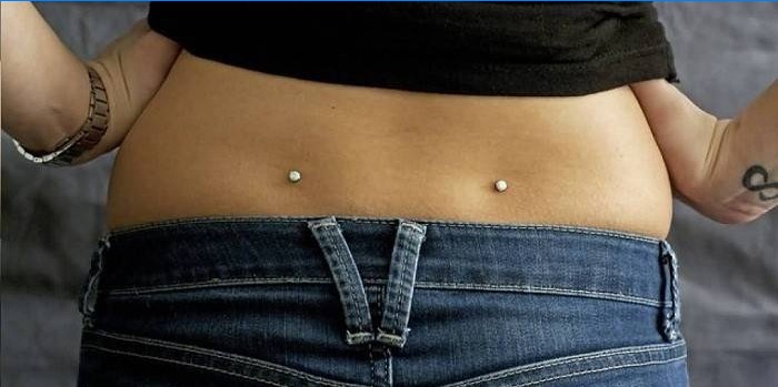 Piercing do chrbta