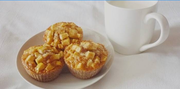 Muffiny Apple a škorica