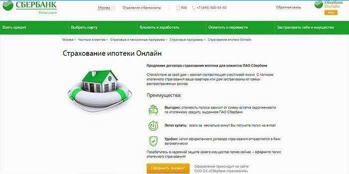 Poistenie hypotéky v Sberbank