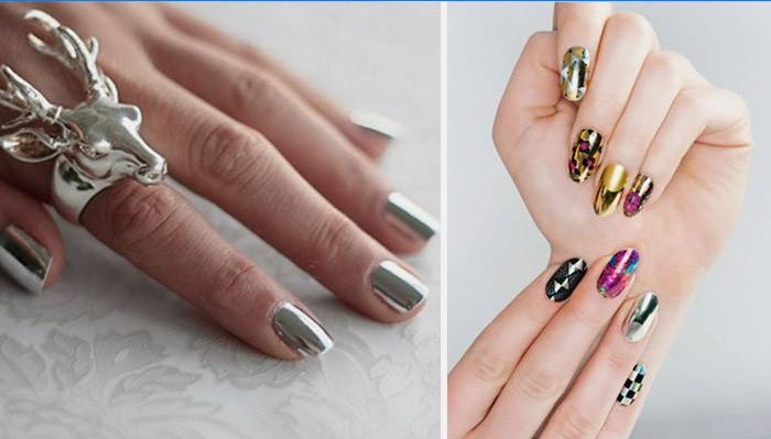 Možnosti pre Mirror Nail Art