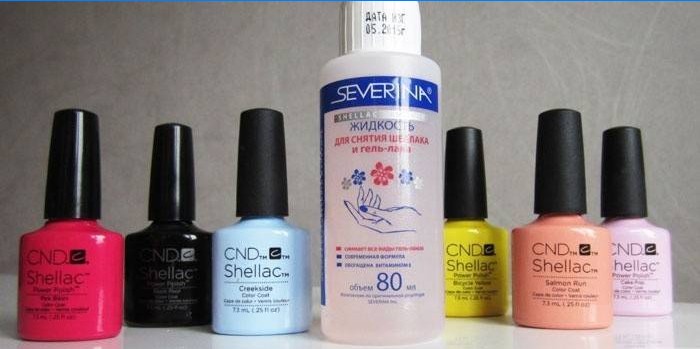 Odstraňovač Shellac Severina Shellac a Gel Polish