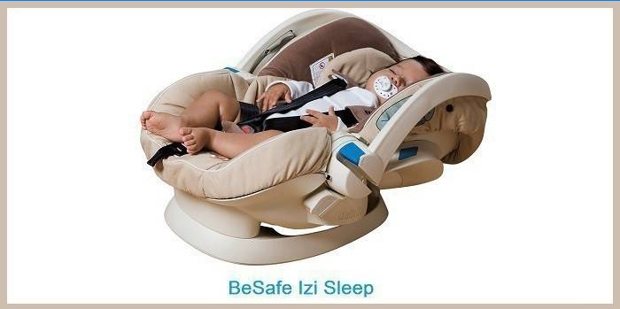 Dieťa spiace v autosedačke BeSafe Izi Sleep