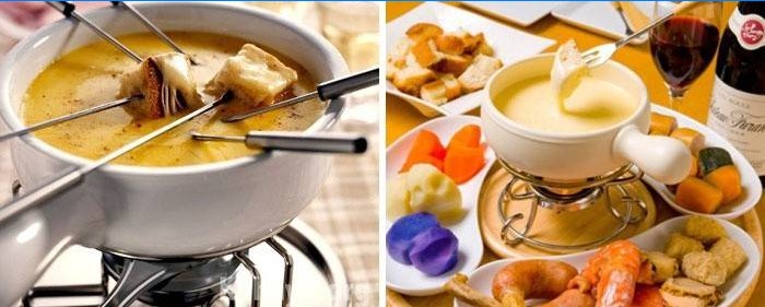 Syrové fondue