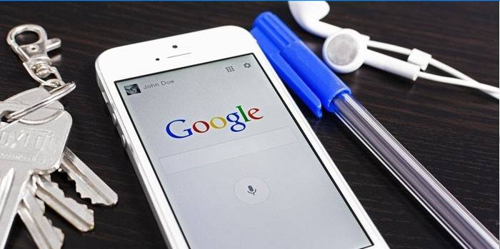 Google Chrome v telefóne