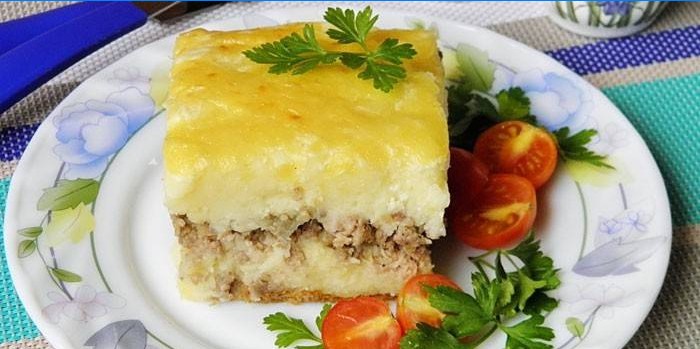 Kastrol na tanieri