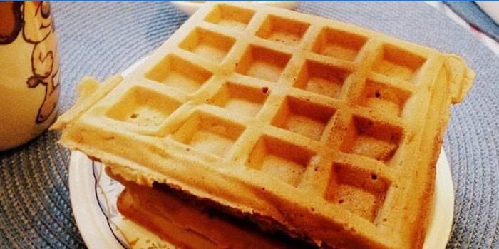 Pečené viedenské wafle