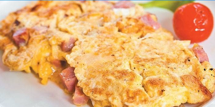 Varená klobása Omelet