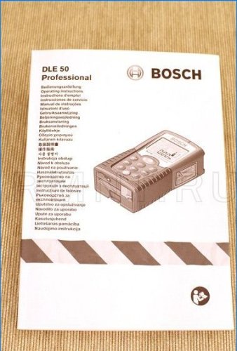 Bosch DLE 50 Professional - manuál