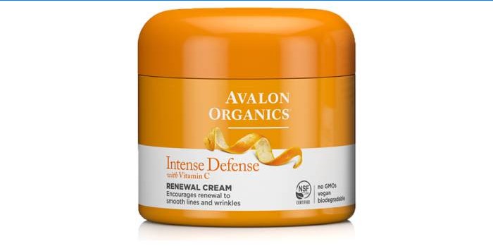 Avalon Organics, obnovujúci krém s vitamínom C.