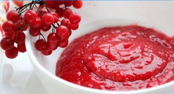 Surový Viburnum Jam