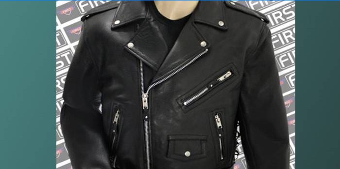 Pánska bunda Biker First M-771 ZO