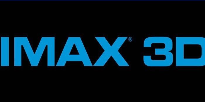 IMAX 3D nápis