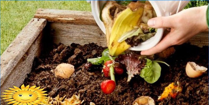 Vytváranie kompostu - šesť hlavných zložiek