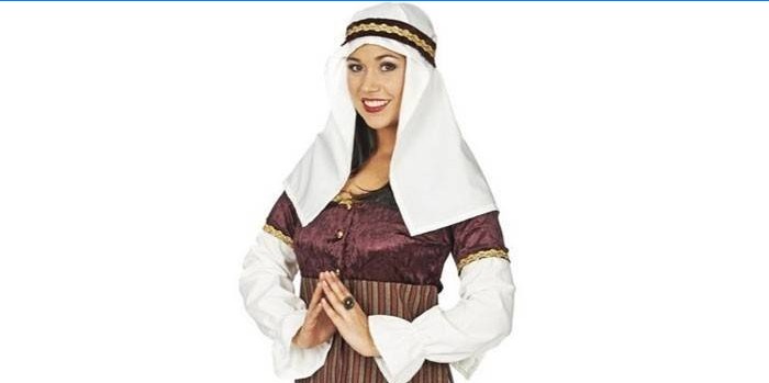 Dievča v arabskom kostýme