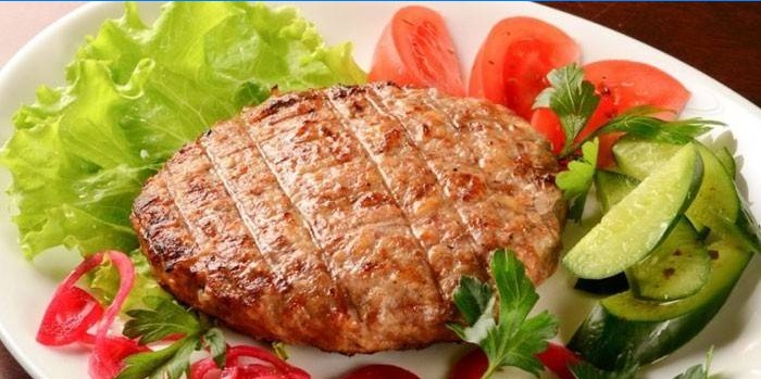 Nasekaný hovädzí steak