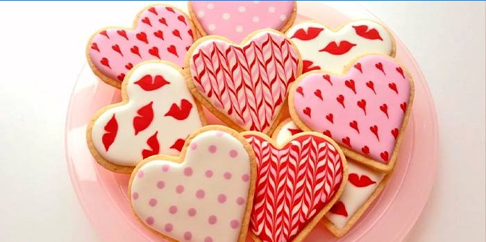 Valentínske cookies