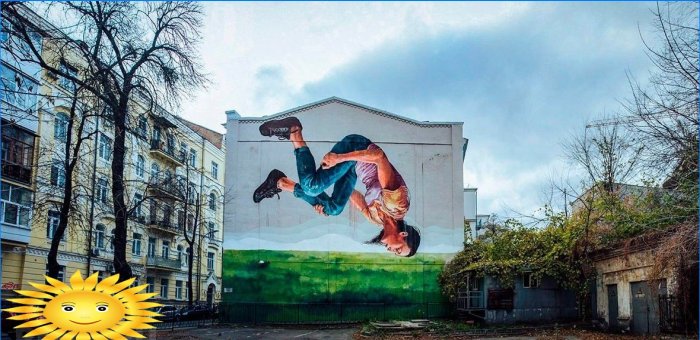 Graffiti a nástenné maľby ako súčasť architektúry megalopolíz