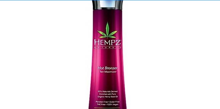 Opaľovací krém Hempz Naturals Hot Bronzer