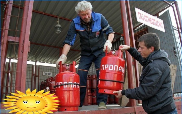 Vykurovanie domu skvapalneným plynom vo valcoch. Pochopenie funkcií