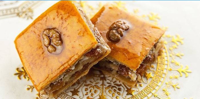 Baklava na miske podľa receptu Soči
