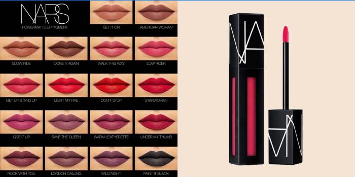 Pigment Nars Powermatte na pery