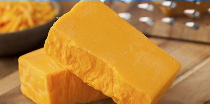 Pripravený syr Cheddar