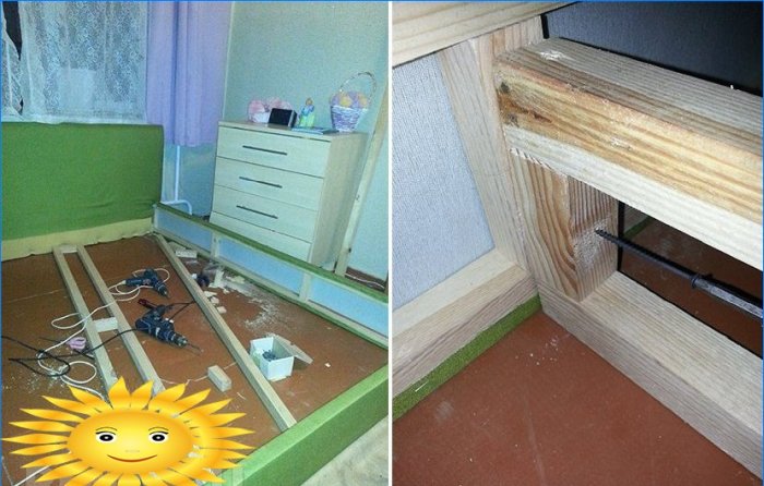 Diy pódium: ľahké, rýchle, lacné