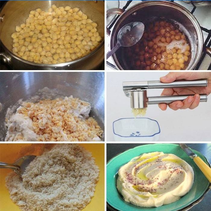 Varenie cíceru pasta so sezamovými semienkami