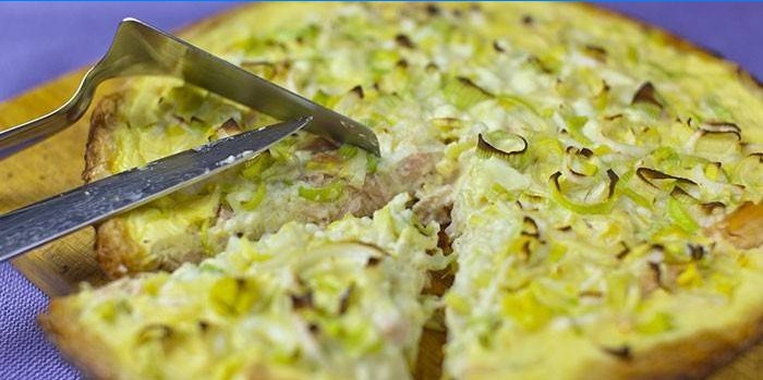 Quiche s pórom