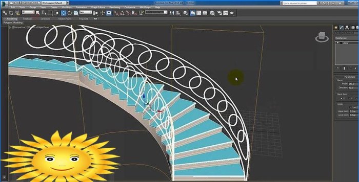 Navrhovanie schodiska v 3ds Max