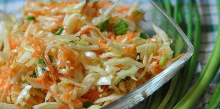 Coleslaw s octom a mrkvou