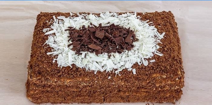 Čokoládový domáci Napoleon Cake