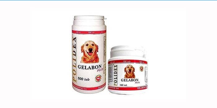 Vitamíny pre psov Polidex Gelabon plus