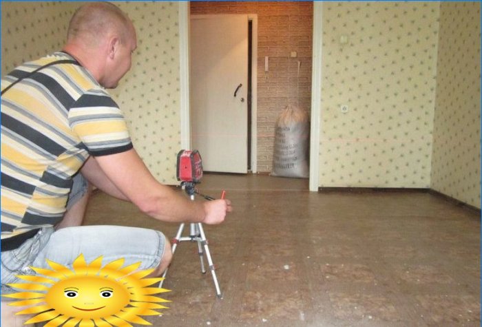 Ako vyrobiť podlahu poter vlastnými rukami