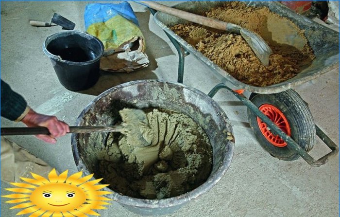 Ako vyrobiť podlahu poter vlastnými rukami