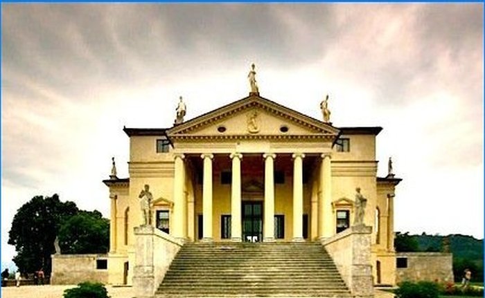 Vila Rotonda, Vicenza, architekt - Andrea Palladio