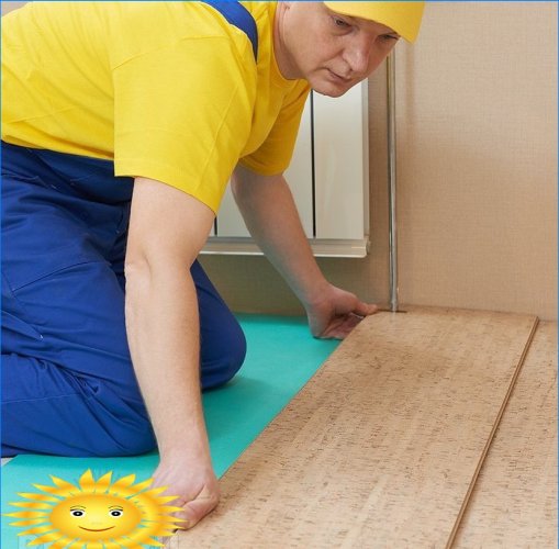 DIY korkové podlahy