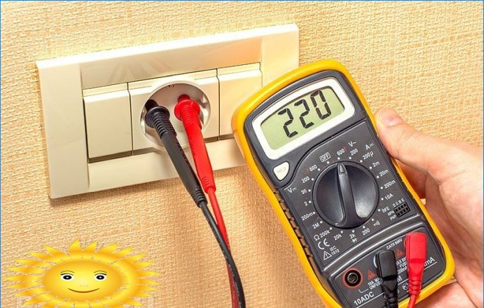 Elektrikársky set: prístroje a nástroje na elektrickú inštaláciu