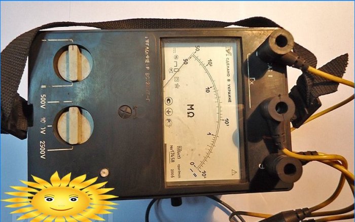 Elektrikársky set: prístroje a nástroje na elektrickú inštaláciu