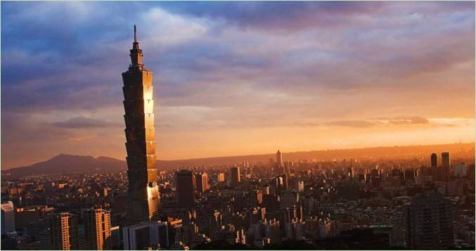 Mrakodrapy s úžasným výhľadom - Taipei 101