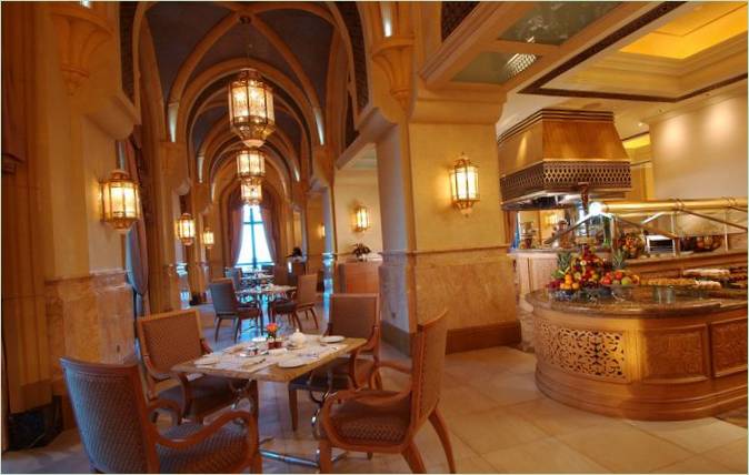 Reštaurácia v hoteli Emirates Palace