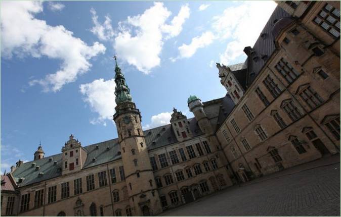 Hrad Kronborg v Dánsku