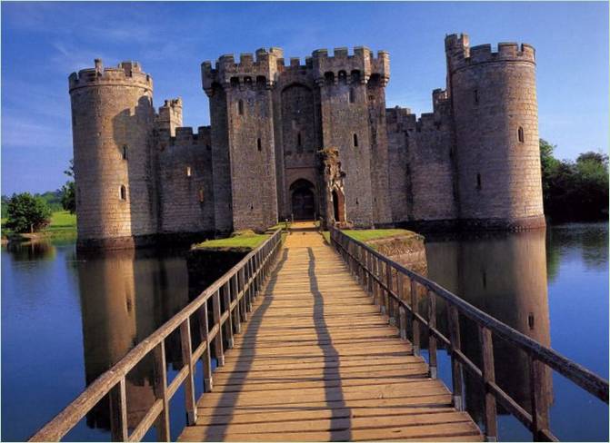 Hrad Bodiam - Východný Sussex Anglicko