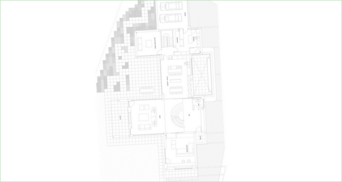 Návrh interiéru domu v Španielsku od Foraster Architects - plán - foto 1