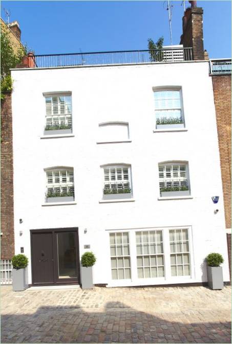 Exteriér Belgrave Mews, Londýn