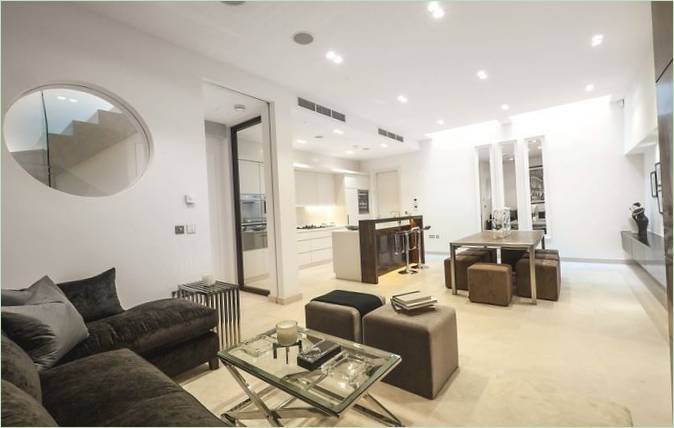 Návrh interiéru Belgrave Mews