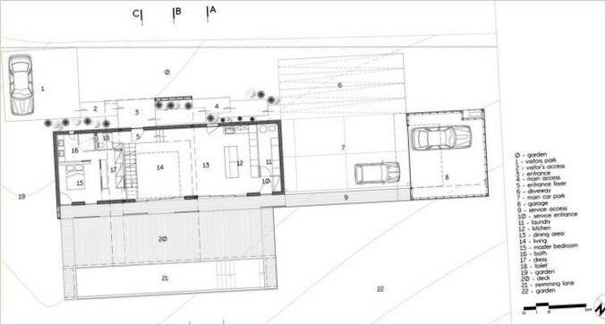 Plán domu Maison l'Estelle