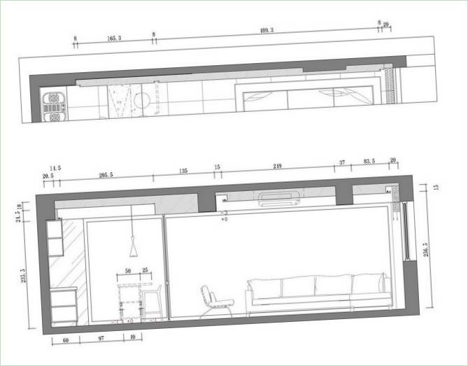 Rozloženie bytu podľa Z-AXIS Design