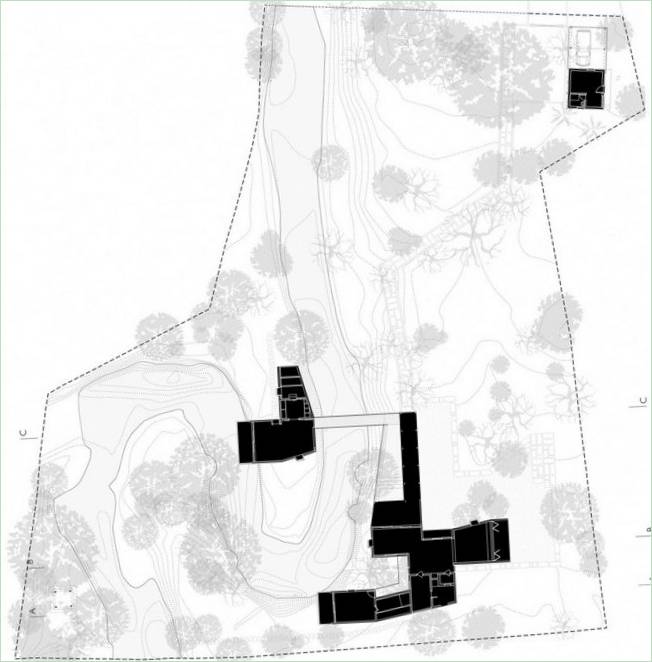 Architektúra Brio jedinečné usporiadanie sídla